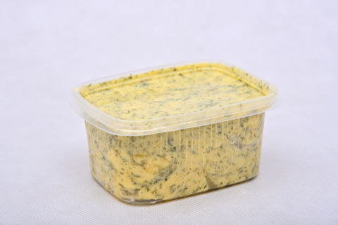 Masło wiejskie ziołowe niepasteryzowane 250g Masło wiejskie ziołowe niepasteryzowane 250g