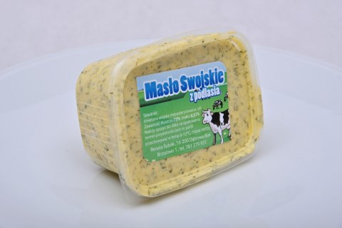 Masło wiejskie ziołowe niepasteryzowane 500g Masło wiejskie ziołowe niepasteryzowane 500g