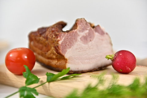 Boczek wędzony bez glutenu około 1000g Boczek wędzony bez glutenu około 1000g
