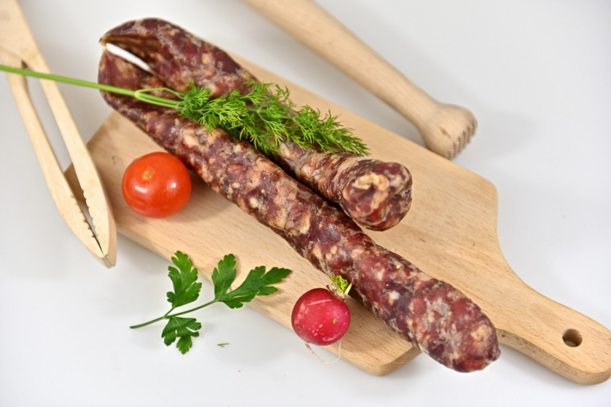 Kiełbasa Palcówka suszona wiejska dojrzewająca 250g Kiełbasa Palcówka suszona wiejska dojrzewająca 250g
