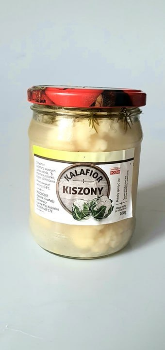 Kalafior Kiszony słoik 200g netto Kalafior Kiszony słoik 200g netto
