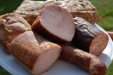 Zestaw wędlin wiejskich ok 3 kg MASŁO GRATIS