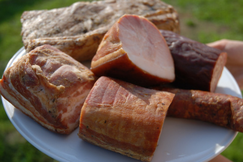 Zestaw wędlin wiejskich ok 3 kg MASŁO GRATIS